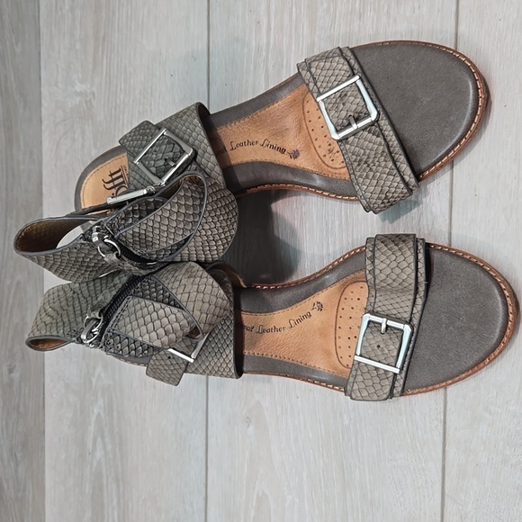 Sofft Women's Manryn Leather Open Toe Heels Sandals Shoes Sz 10M - Picture 4 of 16